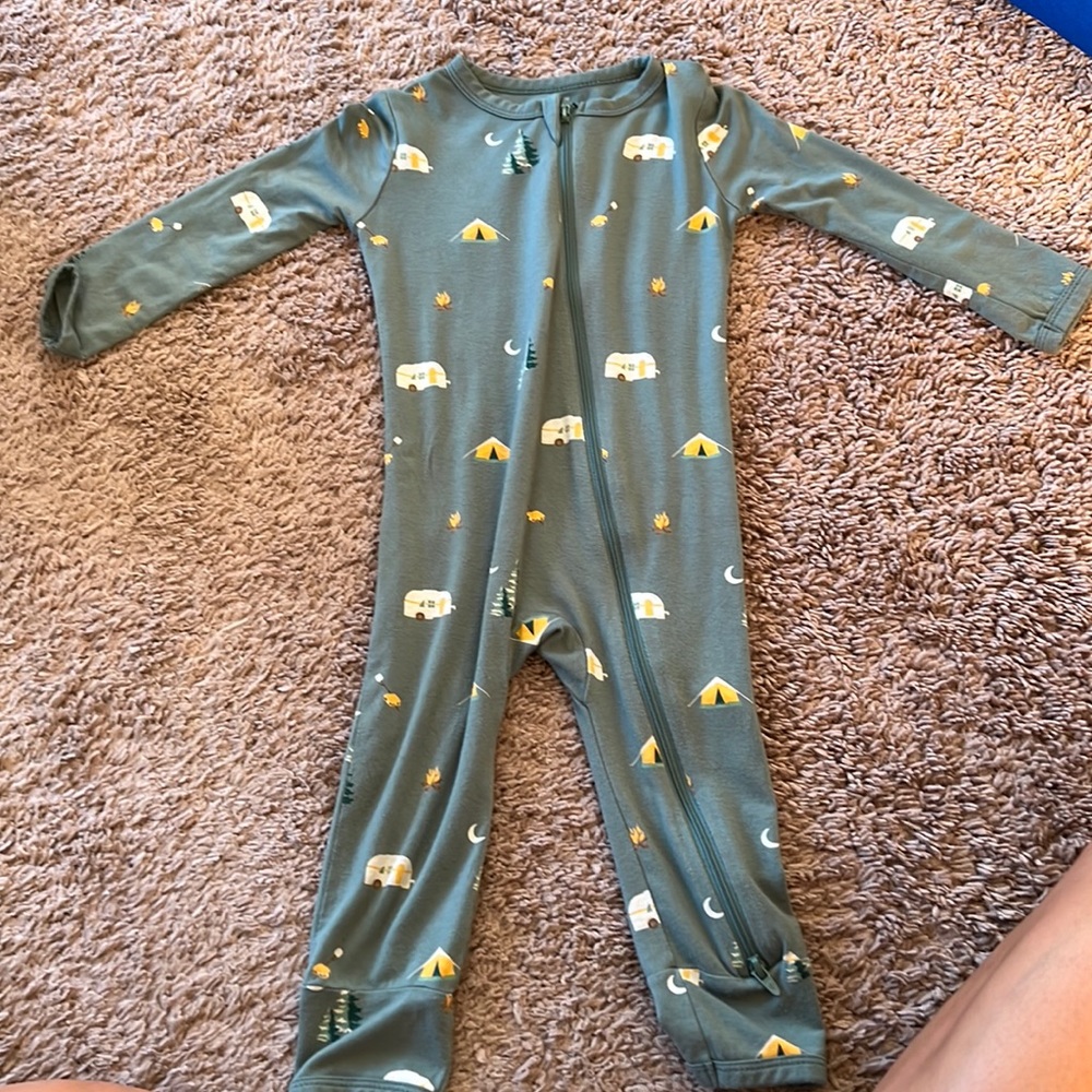 KYTE Baby Camping Zippie (misprint - hardly visible) - Size 18-24 months - EUC